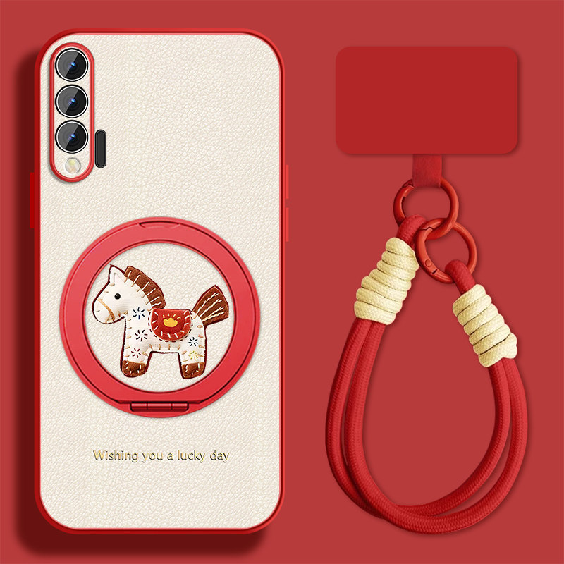 发财小马适用华为nova6手机壳女可爱nova5pro新款挂绳5i支架v40轻奢版v30小羊皮保护套全包防摔磁吸外壳,3C数码配件,手机保护套/壳,淘宝优惠券,粉丝福利购,淘宝优惠卷