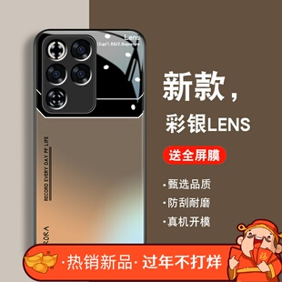 渐变彩银适用努比亚红魔11pro手机壳新款11pro+简约玻璃Redmagic保护套NX809J全包十防摔男女创意外壳