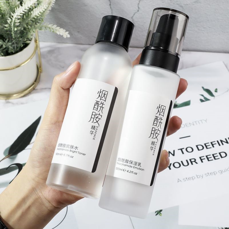 烟酰胺爽肤水乳女补水保湿收缩毛孔提亮肤色抗皱紧致精华水湿敷水