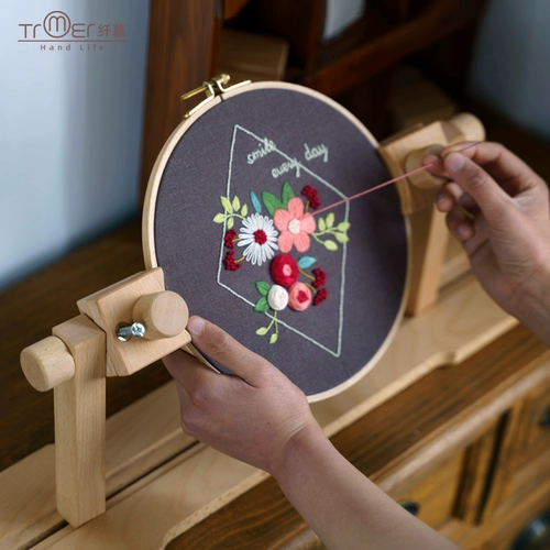 Вышитый на рабочем столе рама профессиональный перекрестный перекрестный перекрестный вышитый