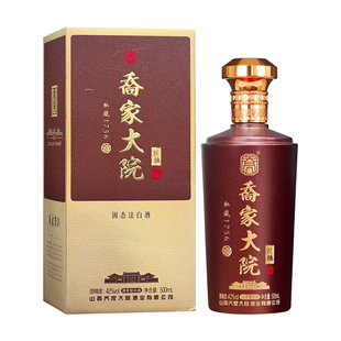 乔家大院【匠曲】清香型白酒礼盒装白酒42度500ml