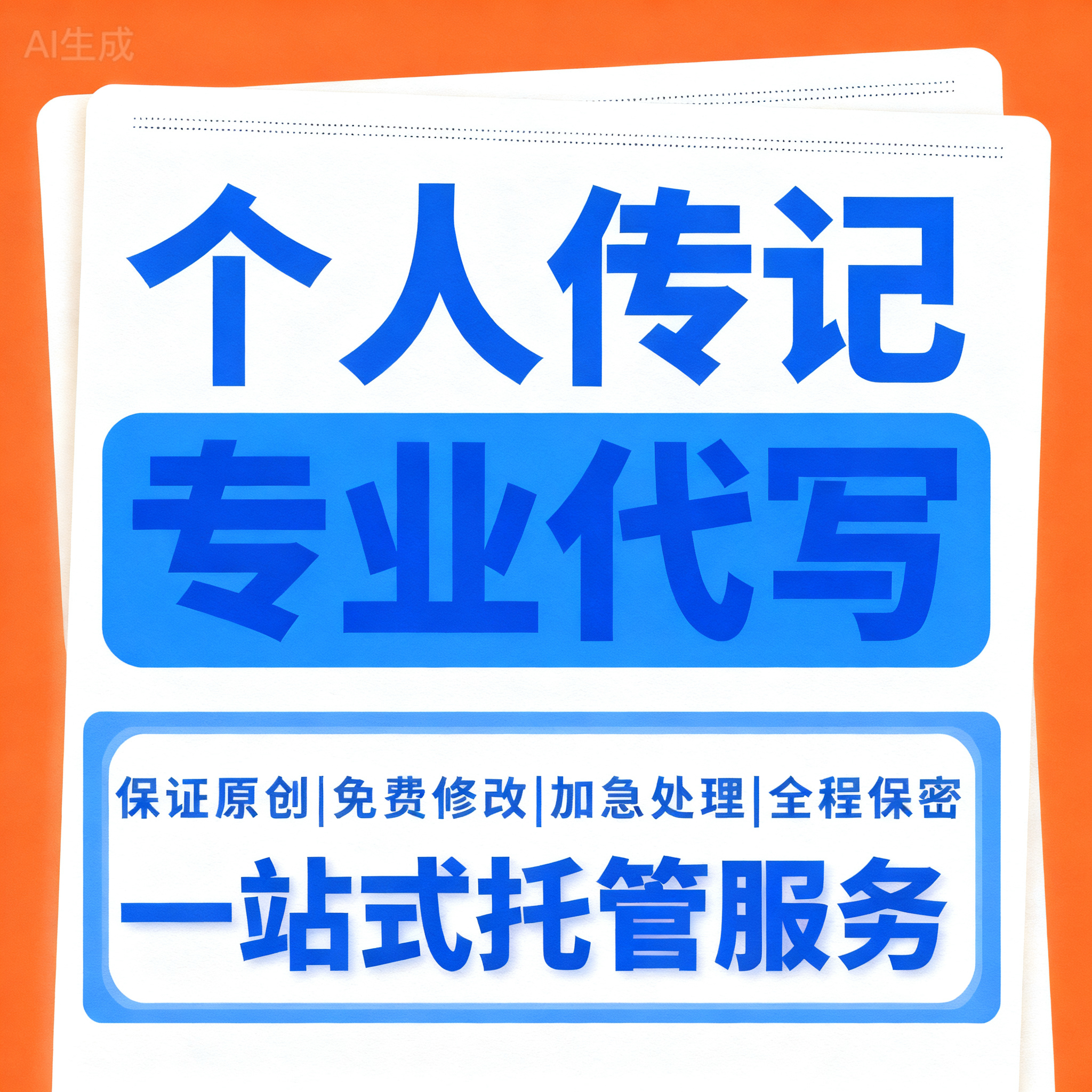 代写自传个人传记企业文化简介传发展历程回忆录品牌故事人物事迹