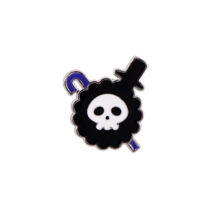 ins潮日系海贼王胸针路飞草帽红心海贼团徽章后援团男女背包饰品