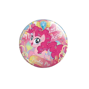 小马宝莉镭射吧唧徽章碧琪云宝同人周边58mm胸章可爱胸针卡通勋章