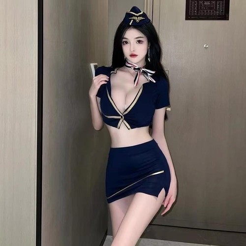 网红空姐制服包臀短裙保密发货
