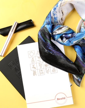 BestU周韶华高颜值女商务礼盒 文艺高雅礼品艺术家简约文创长辈节