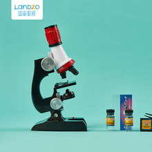 蓝宙/LANDZO 儿童显微镜1200光小学生科学实验套装生物科普玩具