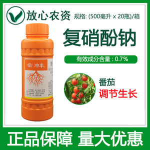 国光冲丰0.7%复硝酚钠西红柿番茄调节生长植物生长调节剂复硝酚纳