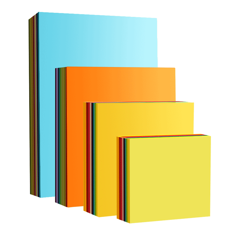 得力手工折纸套装儿童彩色加厚a4