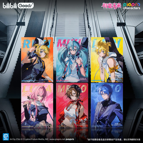 bilibiliGoods 初音未来 spark系列 徽章立牌亚克力相卡色纸卡套