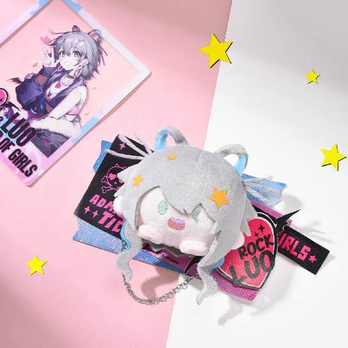 Vsinger洛天依地下摇滚毛绒徽章