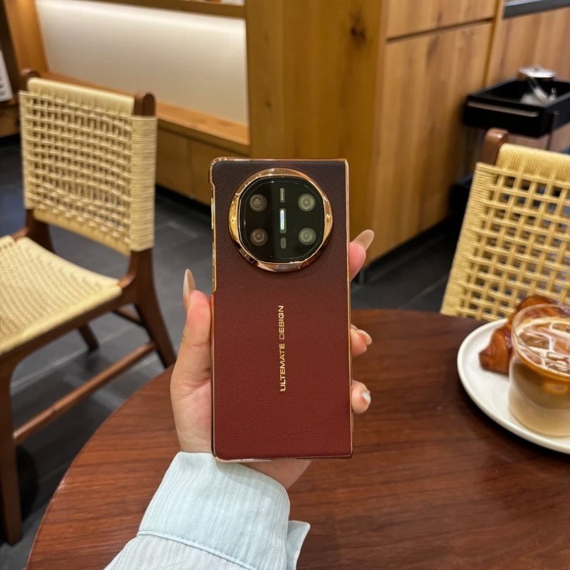 纯皮渐变真皮适用华为mate x6手机壳新款2026高级感超薄x7典藏版折叠屏中轴全包外壳X5男女复古防摔保护套