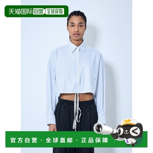 1h可退 香港直邮Alexander Wang 亚历山大 王 女士 短款系扣衬衫
