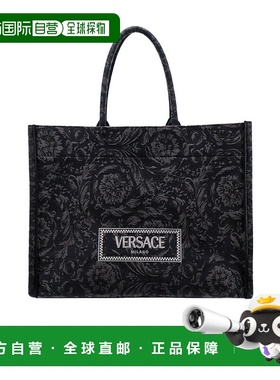 香港直邮Versace 徽标单肩包 10131521A09741范思哲托特包手提包