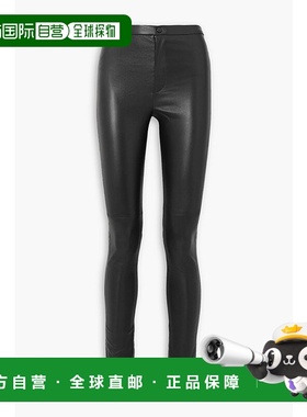 香港直邮wardrobenyc 女士 皮革打底裤 W2066R11BLACK