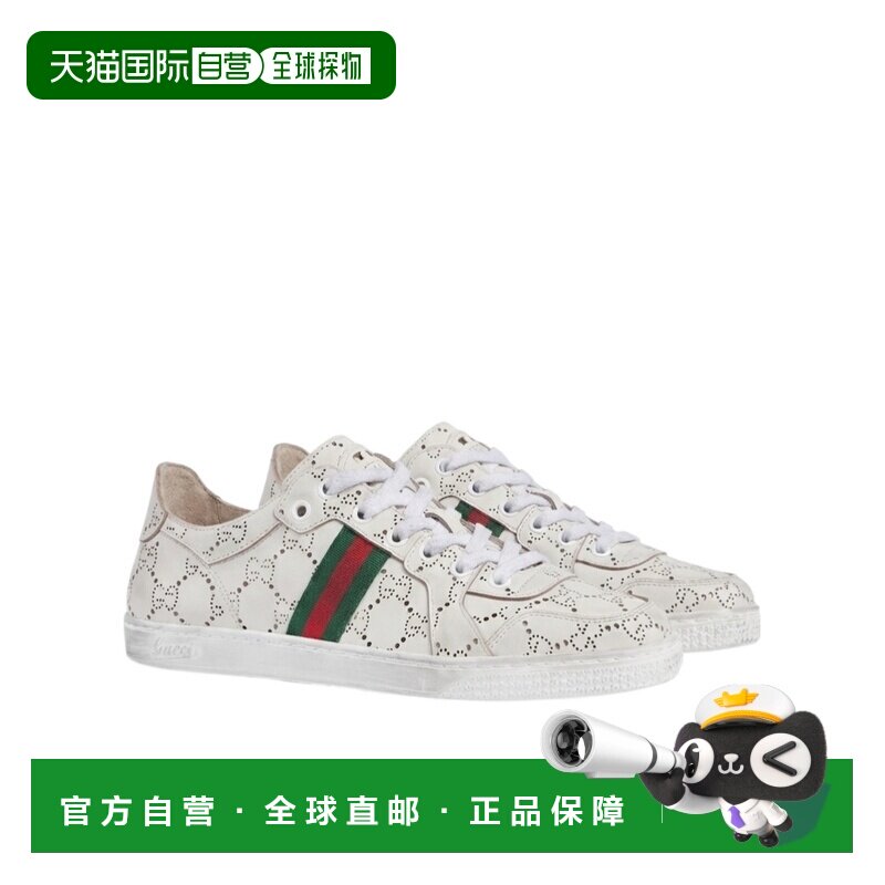 1h可退 香港直邮Gucci 系带低帮板鞋 865087AAGGP运动鞋男鞋图片