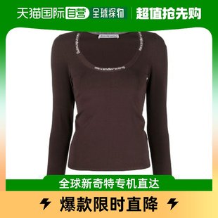 毛衣棕色 香港直邮ALEXANDER 女士针织衫 204 WANG 4KC1211024