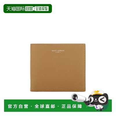 香港直邮Saint Laurent 徽标粒面钱包 396307BTY0E