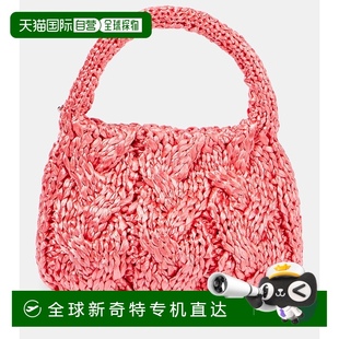 粗线针织皮革饰边拉菲草编织 1h可退 香港直邮J.W. Anderson 女士