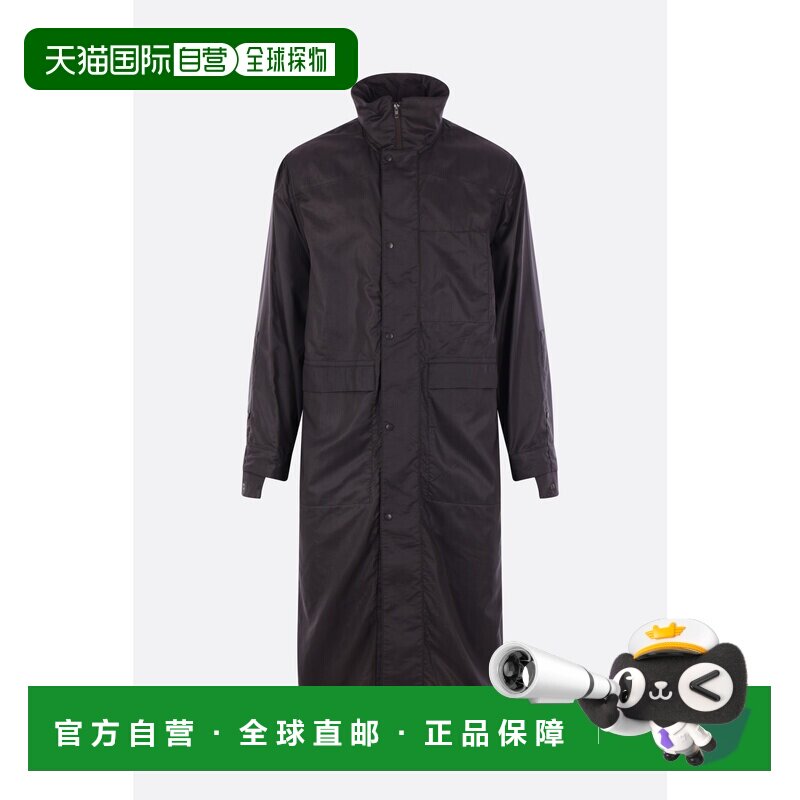 香港直邮Lemaire 男士 光泽尼龙雨衣 OW1202LF1582