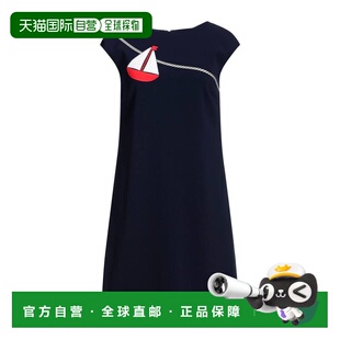 女士 舒适时尚 短款 blue蓝色 连衣裙 香港直邮moschino