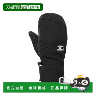 自营欧洲直邮Millet Meadows女士黑色聚酯纤维保暖滑雪手套