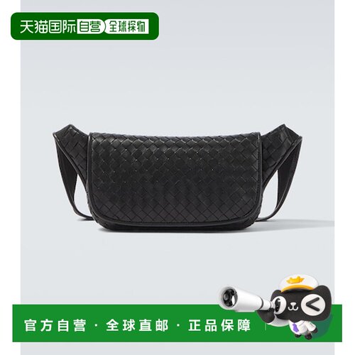 1h可退香港直邮Bottega Veneta 葆蝶家 男士 Veneto 编织皮带包包