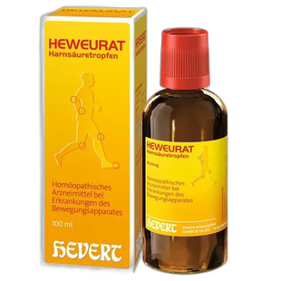 欧洲直邮德国Hevert菲德降尿酸缓解痛风滴剂100ml排尿酸止痛药品