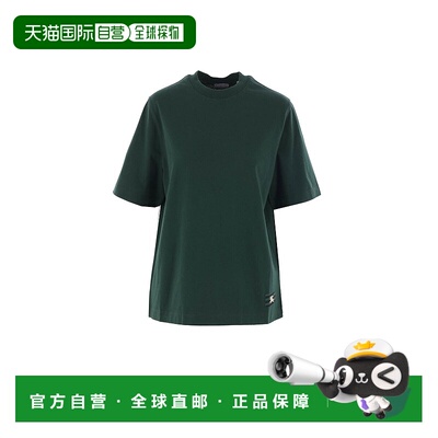 1h可退 香港直邮Burberry 巴宝莉 女士 T恤 8079884 green绿色 舒