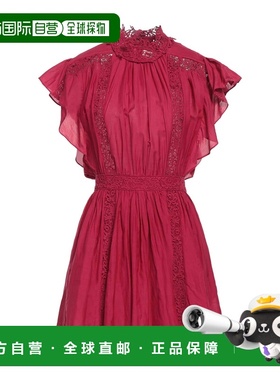 1h可退 香港直邮ISABEL MARANT 女士 短款连衣裙 red红色 舒适时