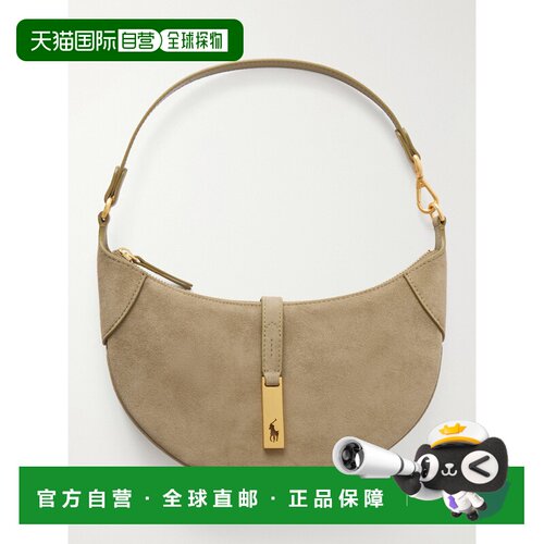 1h可退 香港直邮Polo Ralph Lauren Polo 拉夫 劳伦 女士 皮革饰