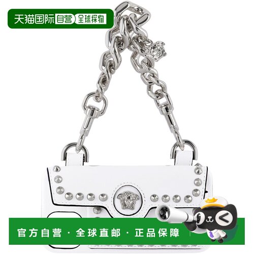 1h可退 香港直邮versace 范思哲 女士 白色 Medusa Chain iPhone