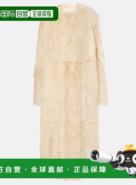 1h可退 香港直邮TOTÊME 女士 毛羊皮大衣 white白色 舒适时尚