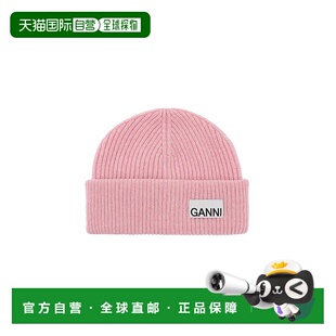 1h可退 香港直邮GANNI 甘尼 女士 徽标帽子 A5019 pink粉色 舒适