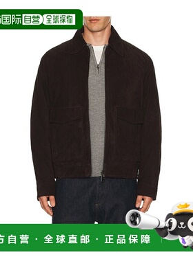 1h可退 香港直邮THEORY 希尔瑞 男士 Reece 飞行员短夹克 P107040