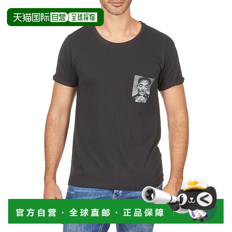 欧洲直邮Eleven Paris 男士 WOLYPOCK MEN 短袖T恤 黑色男装