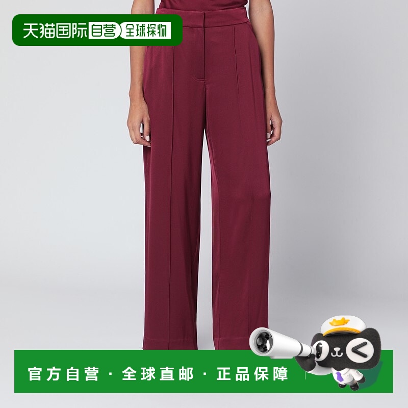 香港直邮Simkhai 女士 Kyra 缎面裤子(blueberry) 5254031QPLCR