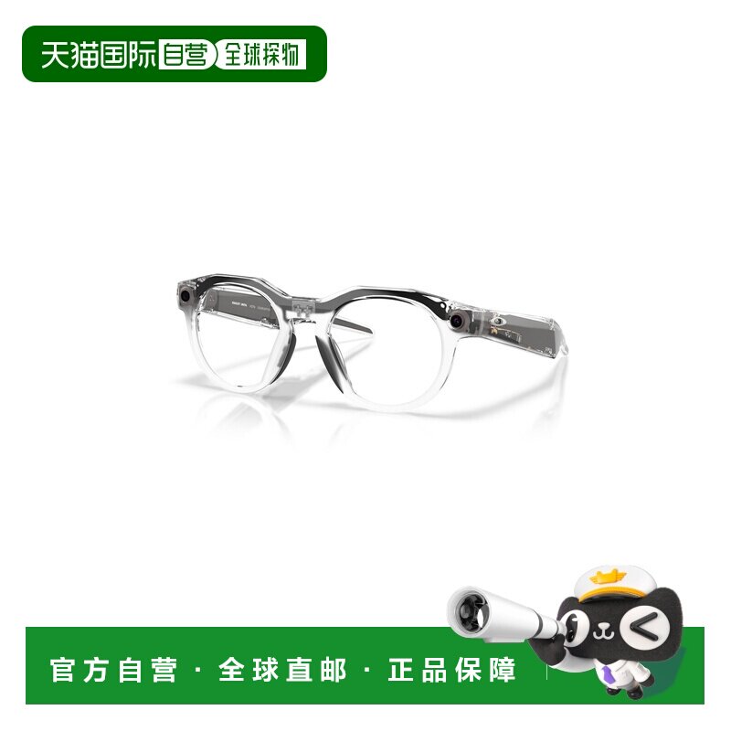 自营欧洲直邮Oakley Meta透明色/灰色O Matter塑料智能眼镜男女通