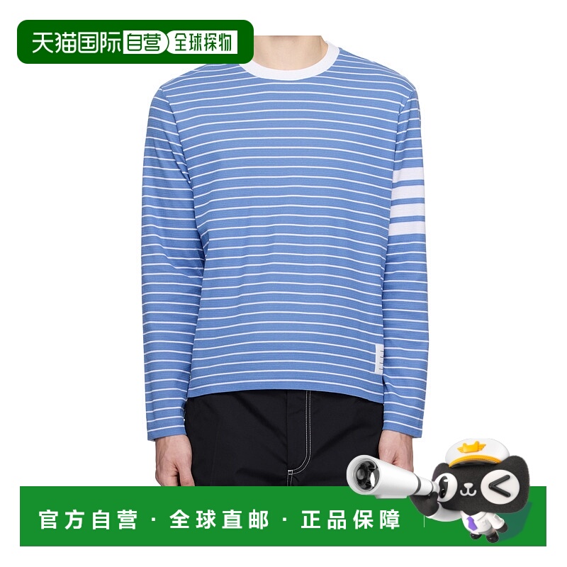 香港直邮Thom Browne 圆领长袖T恤 MJS290AJ0218