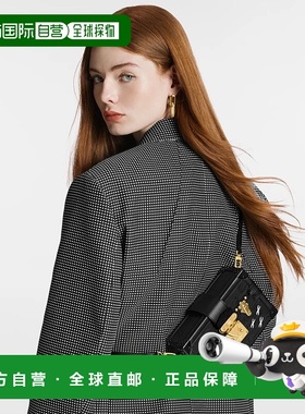 自营1h可退 欧洲直邮LV/路易威登 女士黑色小牛皮单肩包正品高级