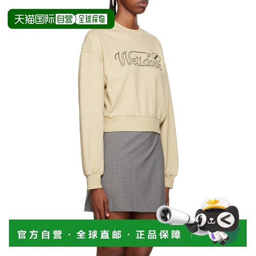 香港直邮We11done 徽标圆领卫衣 WDTS322860W
