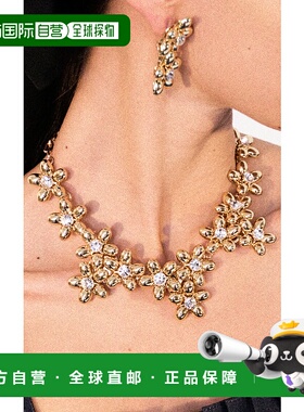 香港直邮CAROLINA HERRERA 女士 花朵簇拥项链 metal金属色 舒适