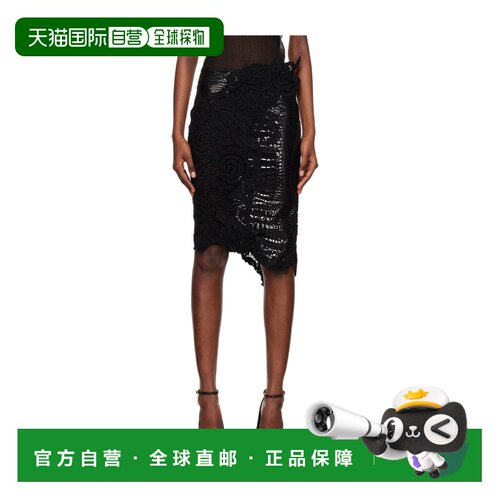 香港直邮TOM FORD 女士半身裙 GCL861LET010LB999 SS2023 黑色