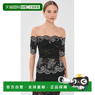 1h可退 香港直邮Rabanne 女士 Haut 衬衫 black黑色 舒适时尚