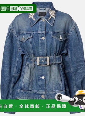 1h可退 香港直邮Simone Rocha 蒙娜 罗莎 女士 Turbo 精饰牛仔布