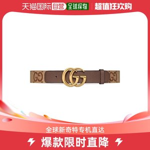 【99新未使用】欧洲直邮gucci 男士 腰带古驰皮带