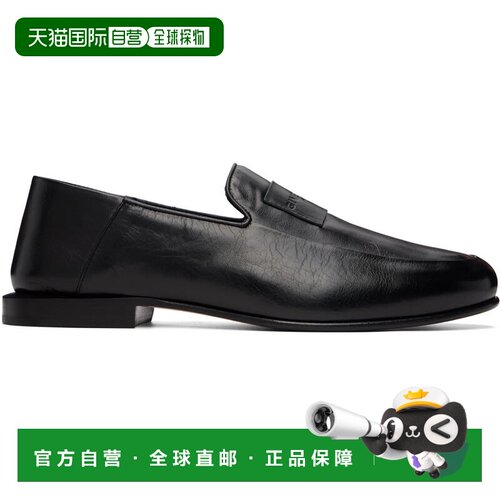香港直邮Givenchy 纪梵希 男士 黑色 Label 乐福鞋 BH203DH1XD001