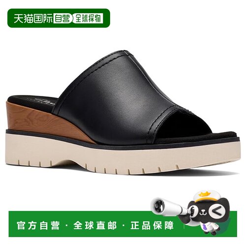 美国直邮clarks originals 其乐 女士 Diaz 凉拖高跟鞋凉鞋坡跟