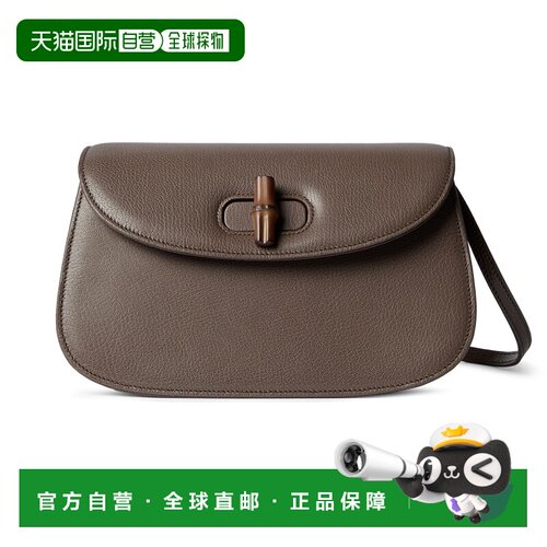 自营欧洲直邮GUCCI古驰 Generation Gucci女士皮革竹节小号单肩包