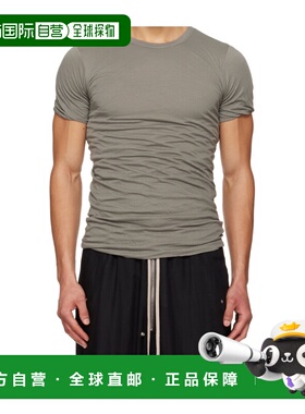 1h可退 香港直邮Rick Owens Temple Double 圆领T 恤 RU01F2256UC